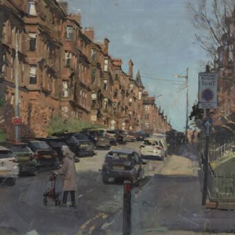 Falkland Street from Clarence Drive, February Morning
