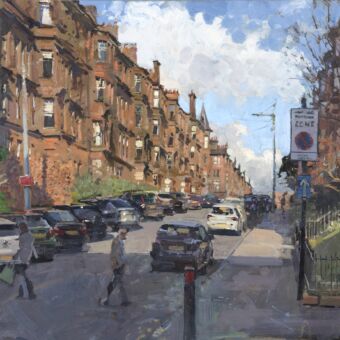 Falkland Street from Clarence Drive, February Morning Falkland Street from Clarence Drive, February Morning